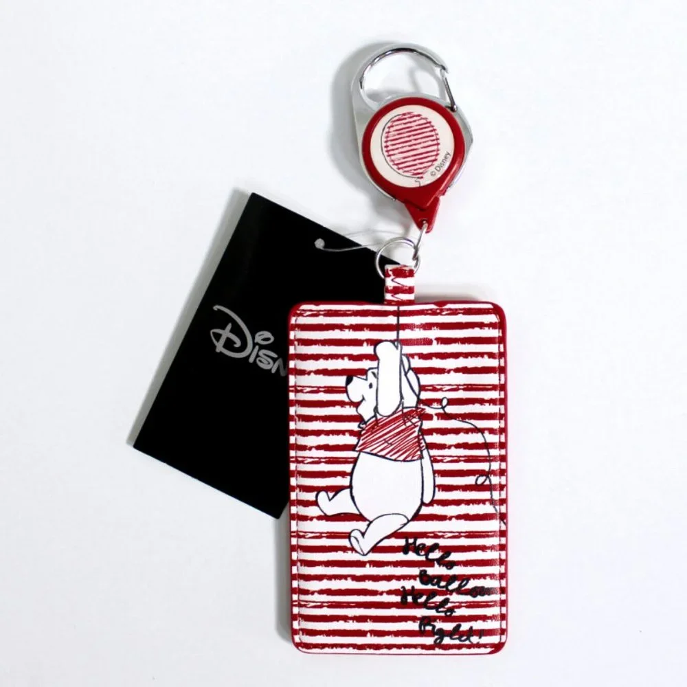 Disney Winnie The Pooh Piglet & Pooh Balloon Retractable Lanyard